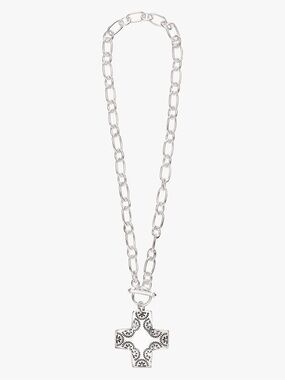 Silpada Silver Cross Pendant Necklace